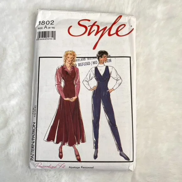 2 Style Sewing Patterns - Picture 2 of 5